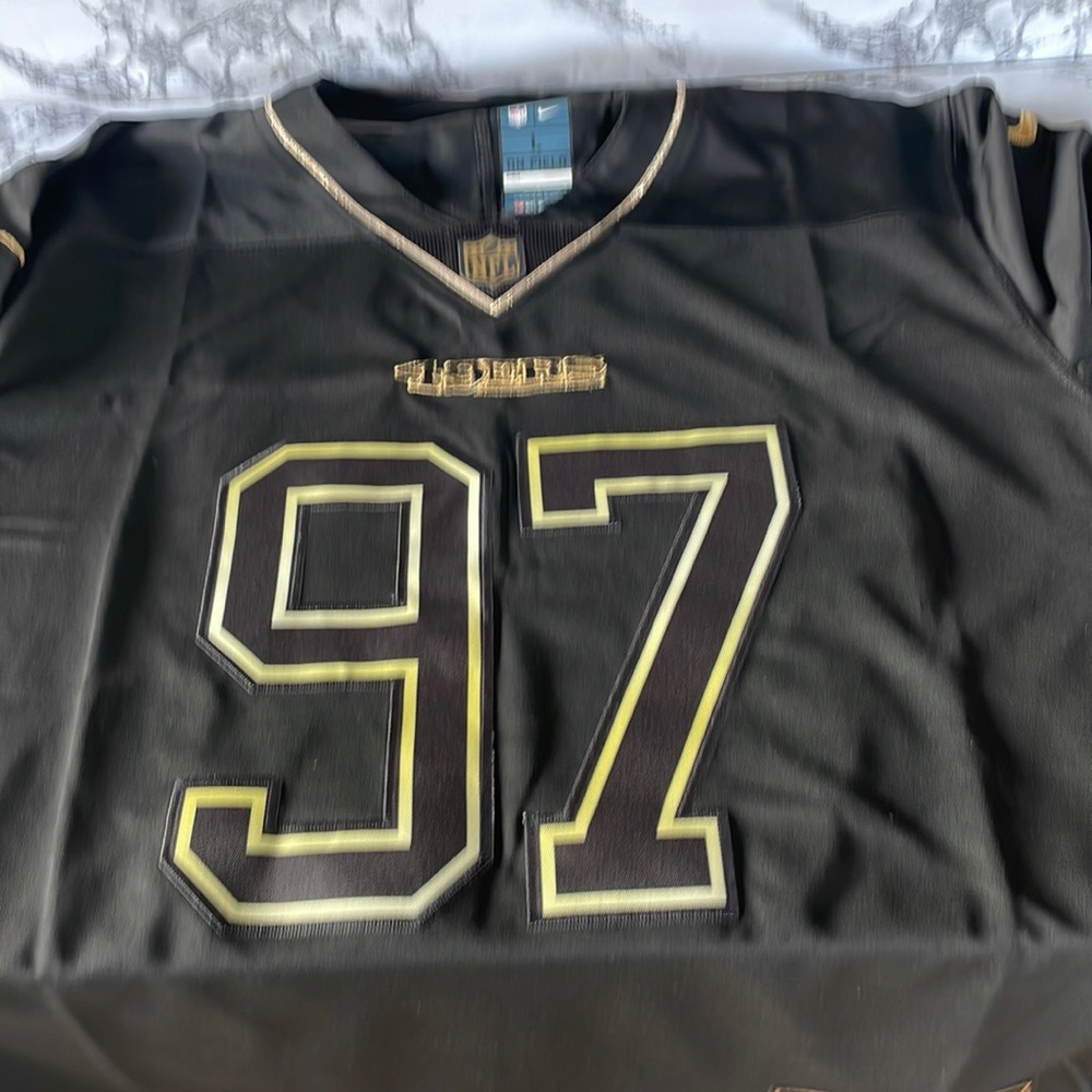 San Francisco 49ers Bosa Salute to Seevice Jersey